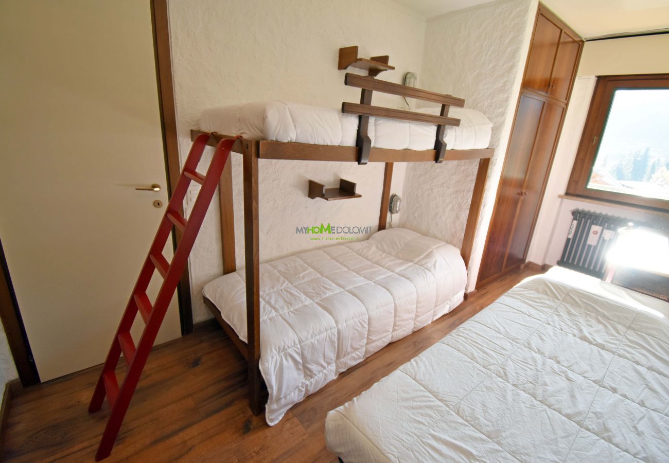 Ferienwohnung Nardis 205 in Campiglio - Schlafbereich Ferienwohnung Nardis 205 in Campiglio - Schlafbereich
