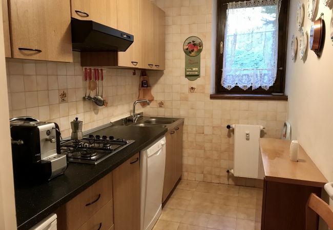 nambino-kitchen-apartment-rent-Myhome-dolomiti Holiday-apartment-rent-Madonna-di-Campiglio-Myhome-Dolomiti